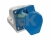 Розетка 113 стационарная 2Р+РЕ 16 А 220В IP44 (PSR11-016-3) ИЭК