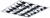 Светильник PRB/R 418 встраиваемый 4х18Вт IP20 1017000120 CT