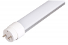 Лампа светодиодная трубка 10Вт G13 PLED T8-600R 88led 4000К 800Лм матовый, холодный 180-265В .1013446 Jazzway
